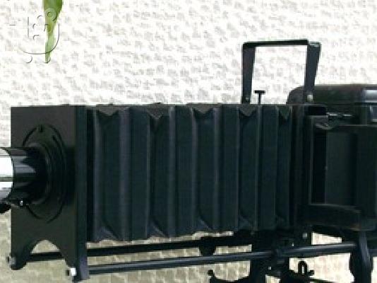 Αντίκα.Projector με φυσουνα δερμάτινη  του 1930!