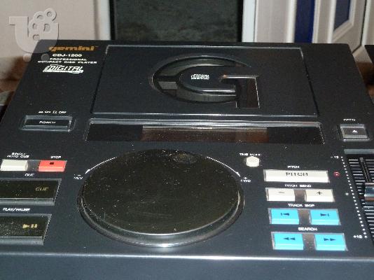2 Επαγγελματικα cdj1200 geminy  1 Eπαγγελματικο μιχτης geminy CDM-1000 4 Καναλια...