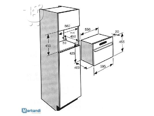 Stock Merkadni  Φούρνος ατμού SCHOLTES SK45SBTAX INDESIT