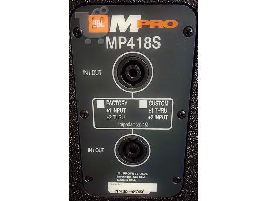 Επαγγελματικά Ηχεία JBL MP418S SubWoofer 18