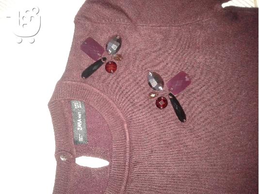 ZARA γυναικεια μπλουζα S
