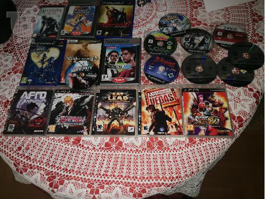 PoulaTo: Παλαιά παιχνίδια ps2, ps3, psp, pc