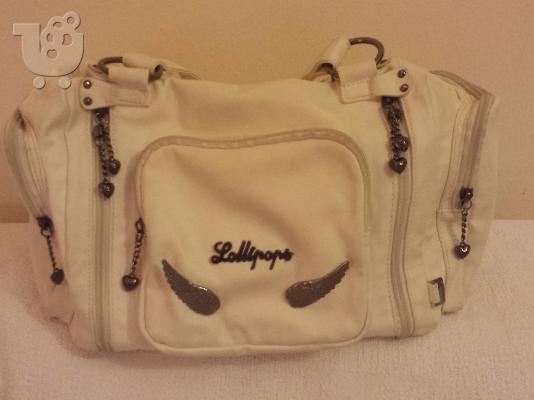PoulaTo: Lollipops Paris White Faux Leather Bag