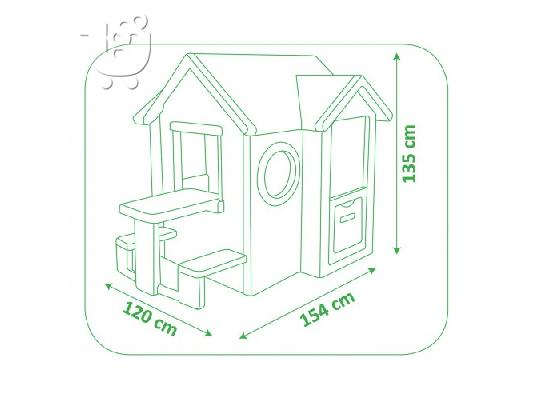 Σπίτι My House με Πικ-Νικ Τραπεζι ΣΠΙΤΑΚΙ ΚΗΠΟΥ,810401