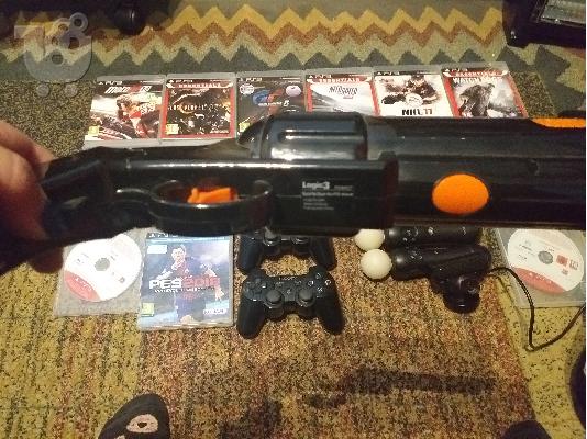 PoulaTo: Ps3 μεταχειρισμένο σε άριστη κατάσταση με αξεσουάρ και παιχνίδια