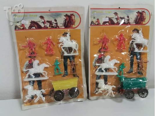 ΚΛΕΙΣΤΕΣ ΚΑΡΤΕΛΕΣ ΚΑΟΥ ΜΠΟΥΣ ΚΑΙ ΙΝΔΙΑΝΟΙ(PLASTIC TOYS), ΔΕΚΑΕΤΙΑΣ 70...