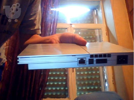 playstation 2 slim ασημενιο.