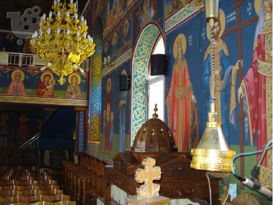 Μεγαφωνικεs ,ηχητικεs εγκαταστασειs εκκλησιων,σχολειων,πνευμ,κεντων ,ΚΟΥΡΚΟΥΛΟΣ...