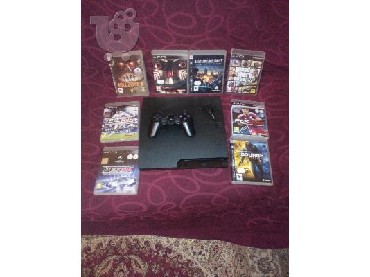 PoulaTo: PLAYSTATION 3 160GB KAI ΠΑΙΧΝΙΔΙΑ