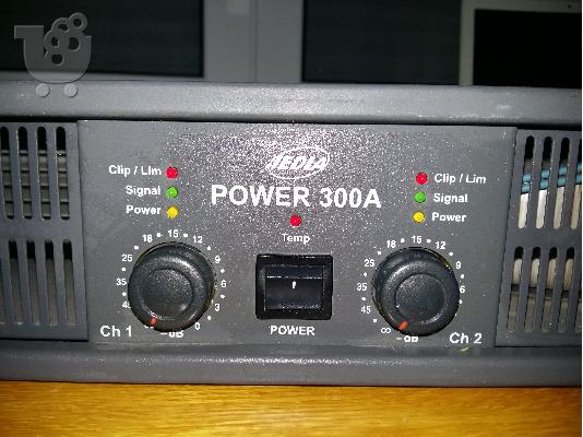 PA ΕΝΙΣΧΥΤΗΣ JEDIA 300Α(2x189W4Ω)