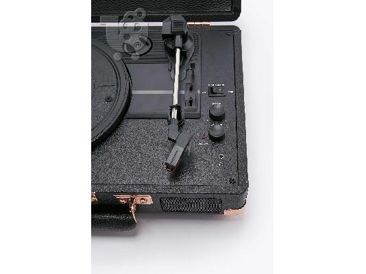 Πικάπ Crosley Cruiser Black and Rose Gold Vinyl Record Player