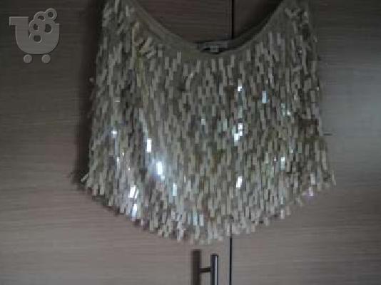 PoulaTo: Pinko sequinned mini skirt