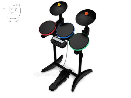 Guitar Hero 5 ( με drums , mic , guitar , cd )