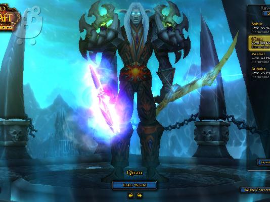 THUNDERFURY WARRIOR lvl 85 + DK 390+ilvl 120euro