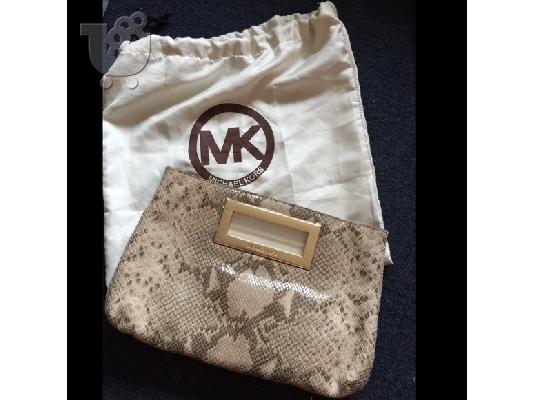 PoulaTo: Michael Kors embossed snakeskin clutch bag Michael Kors