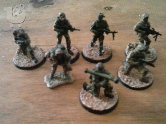 PoulaTo: 7 ΦΙΓΟΥΡΕΣ ΠΛΑΣΤΙΚΕΣ US MODERN INFANTRY