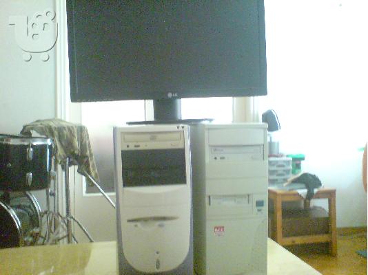 Πωλουνται 2 pc σταθερα με μονιτορ LG 24 με ηχεια δικα του...!!!...