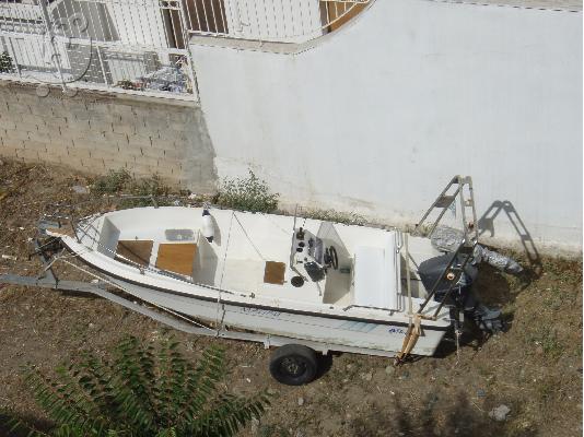 PoulaTo: Σκάφος POSEIDON 5m, μηχανή SUZUKI 65HP 