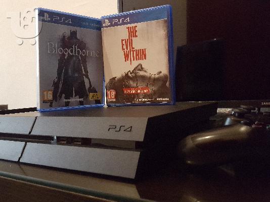 PoulaTo: PS4 |1 TB |1 CONTROLLER | 2 GAMES