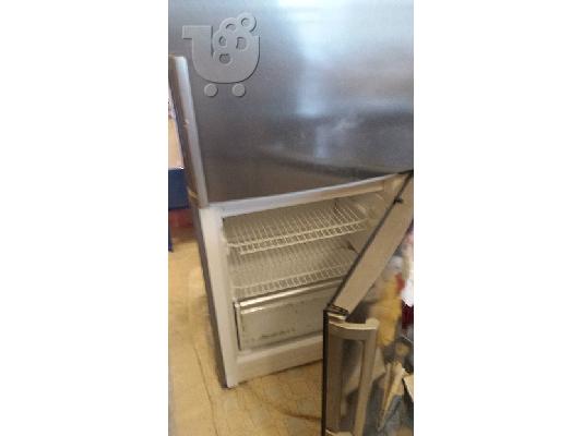 Ψυγεioκαταψύκτης BOSCH inox - 70 εκ Χ 2 μέτρα