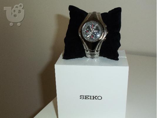 PoulaTo: Ρολοι Seiko αυθεντικο με ασημενιο μπρασελε