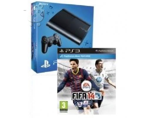 PoulaTo: playstation 3 super slim 12gb +fifa 14