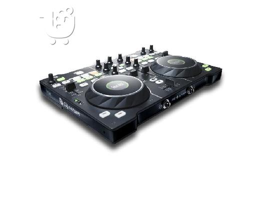 PoulaTo: DJ 4 - SET USB - Hercules - Dj Gear ΣΤΟ ΚΟΥΤΙ ΤΟΥ ΜΕ ΑΠΟΔΕΙΞΗ (2014 ) ΑΧΡΗΣΙΜΟΠΟΙΗΤΟ με καλωδιο για audioutput hama επιχρυσο