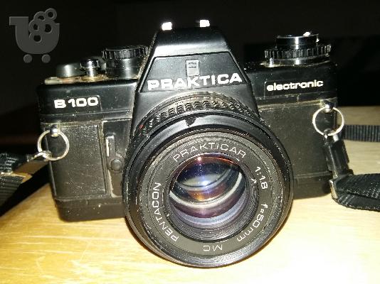 ΠΩΛΕΙΤΑΙ PRAKTIKA B 100 Electronic + τηλεφακός 3,5 135 Carl Zeiss Jena