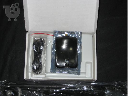 PoulaTo: Δέκτης usb wifi 31dbm+12dbi κεραια+Backtrack kit.Για μεγάλες αποστάσεις.Live δοκιμή!