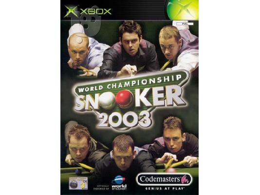 PoulaTo: WORLD CHAMPIONSHIP SNOOKER 2003 XBOX