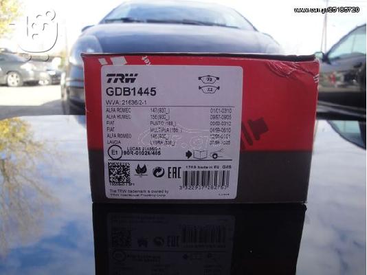 PoulaTo: ΤΑΚΑΚΙΑ ΤRW GDB1445 ALFA ROMEO 145/147/FIAT Punto II/LANCIA Delta II
