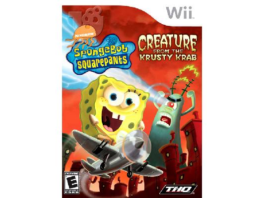 PoulaTo: SPONGEBOB SQUAREPANTS CREATURE KRUSTY KRAB WII