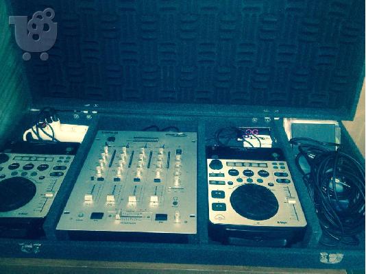 Dj set cd player audio dj κονσολα,βαλιτσα  6948031599