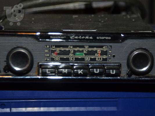 PoulaTo: Vintage car radio BECKER