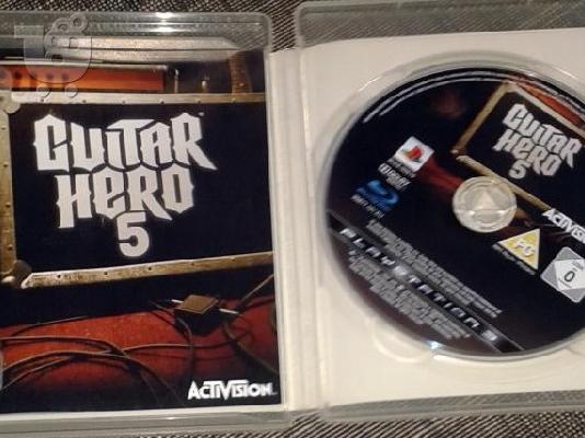 guitar for guitar hero + GH 5 for playstation 3