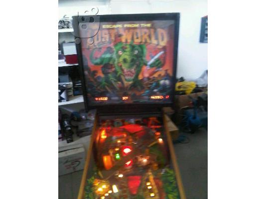 FLIPER ΦΛΙΠΕΡ PINBALL φλιπερακι escape from the lost world