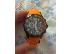 PoulaTo: BULER SPORT RUBBER ORANGE CHRONOGRAFH