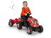 PoulaTo: Smoby Τρακτέρ Κόκκινο μαζί με καρότσα FARMER XL RED (710108)