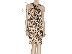 PoulaTo: Φόρεμα Moschino Cheap and Chic μεταξωτό Animal-print devoré